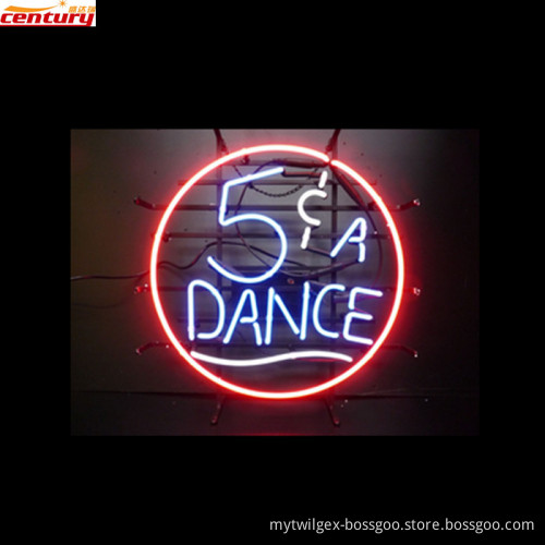 wholesale china factory price 5 a dance neon sign manufacturer